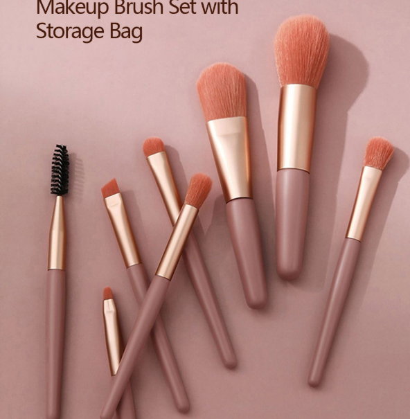 8 Pcs Makeup Brush Set P04301